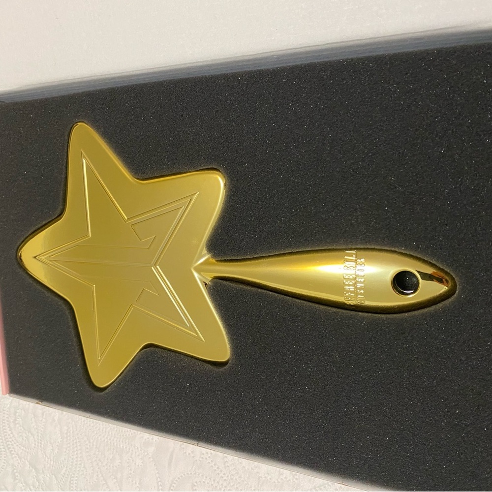 Jeffree Star Gold Star-Shaped Hand Mirror